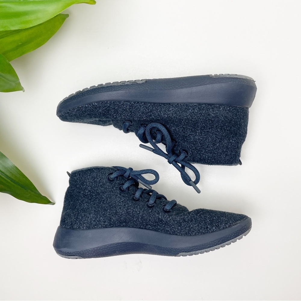 Allbirds Women's Wool Runner-up Mizzles Size 8 Savanna Night Navy Sole